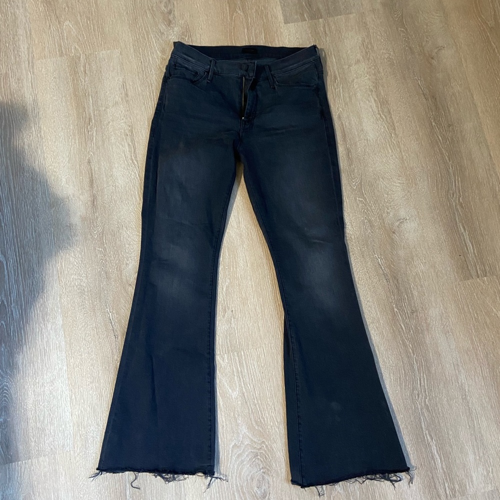 Mother The Weekender Fray Bellbottom Jeans
